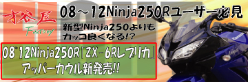 才谷屋ファクトリー Ninja250R to ZX6R